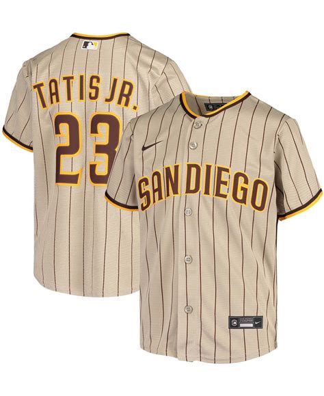 san diego padres nike official replica home jersey - youth|nike san diego padres jersey.